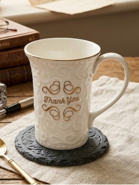 Porcelain Thank you Mug With Gift Box
